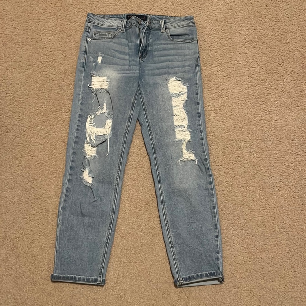 Just USA Straight Distressed Jeans